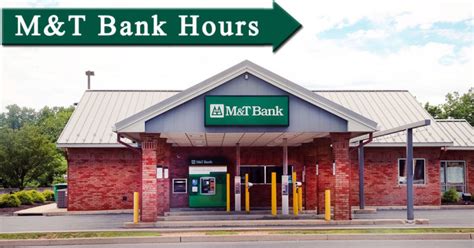 what time does m and t bank open